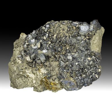 Chalcocite with Pyrite