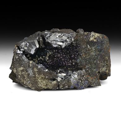 Chalcocite with Pyrite