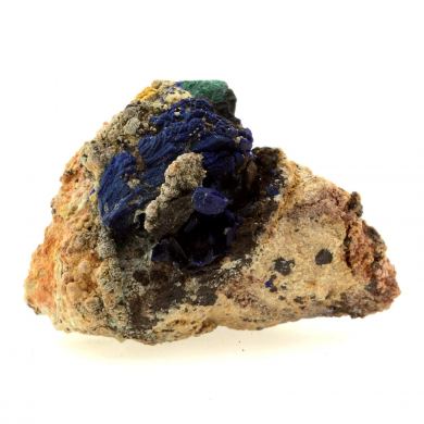 Chessylite ( Azurite ) + Malachite.