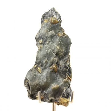 Pyrite + Slate. 92.0 ct.