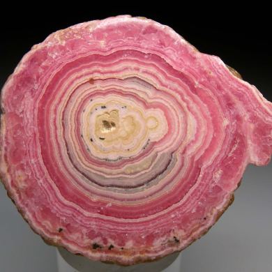 Rhodochrosite stalactite