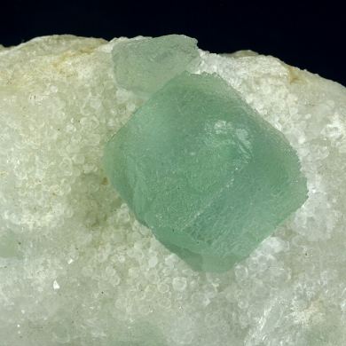 Fluorite on Quartz