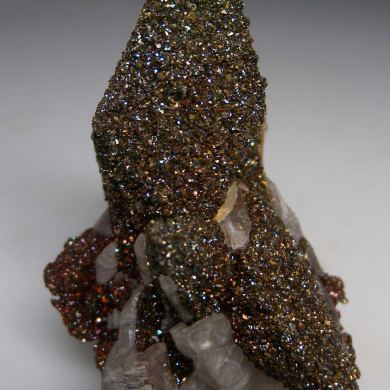 Chalcopyrite on Calcite