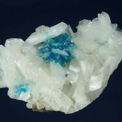 Cavansite with Stilbite