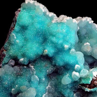 Smithsonite with Adamite var. Cuprian-REE