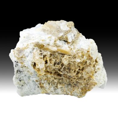 Wulfenite var. Chillagite with Barite, Cerussite