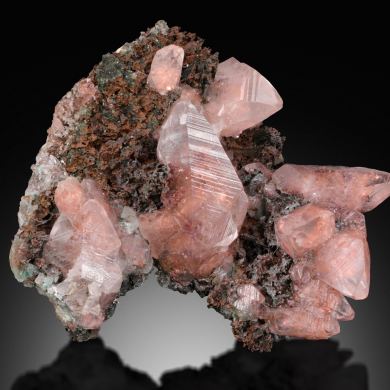 Calcite with Copper inclusions