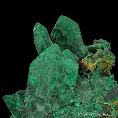 Malachite pseudo. after Azurite